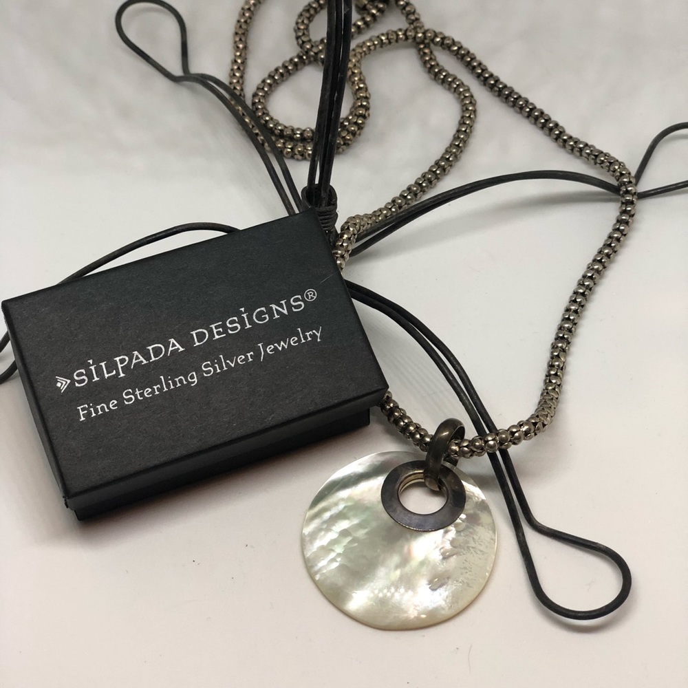 NWOT SILPADA MOTGER-OF-PEARL PENDANT
